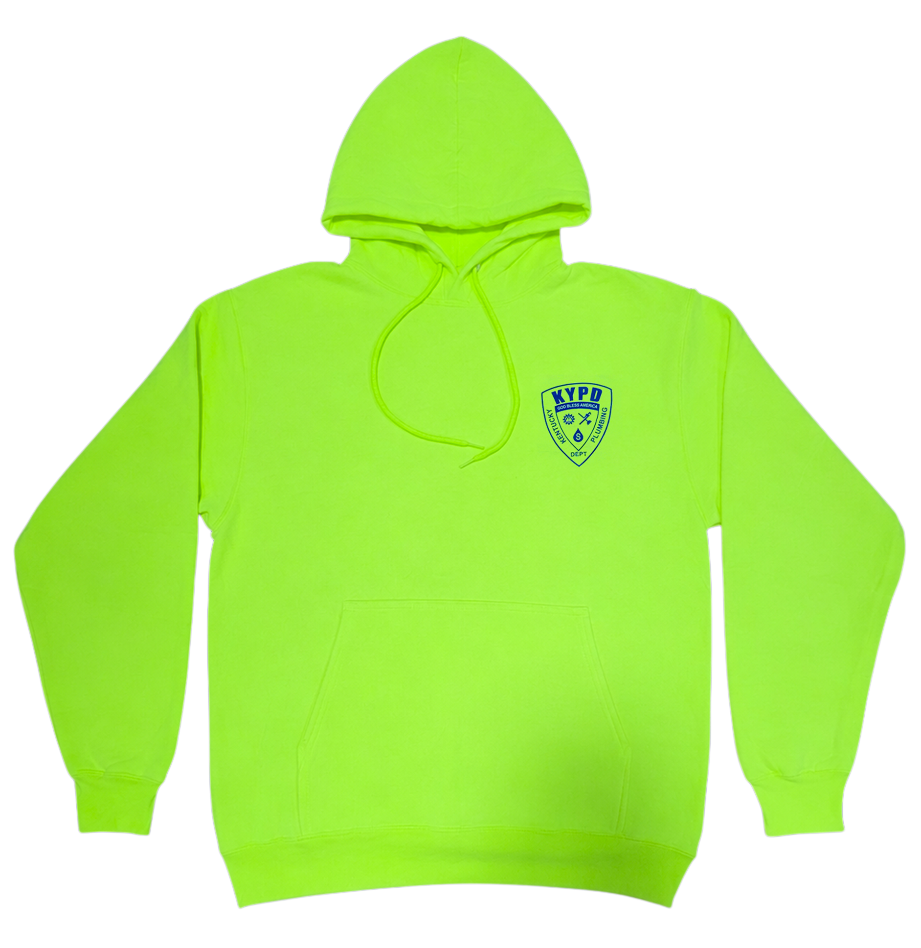 KYPD Hoodie Neon Green