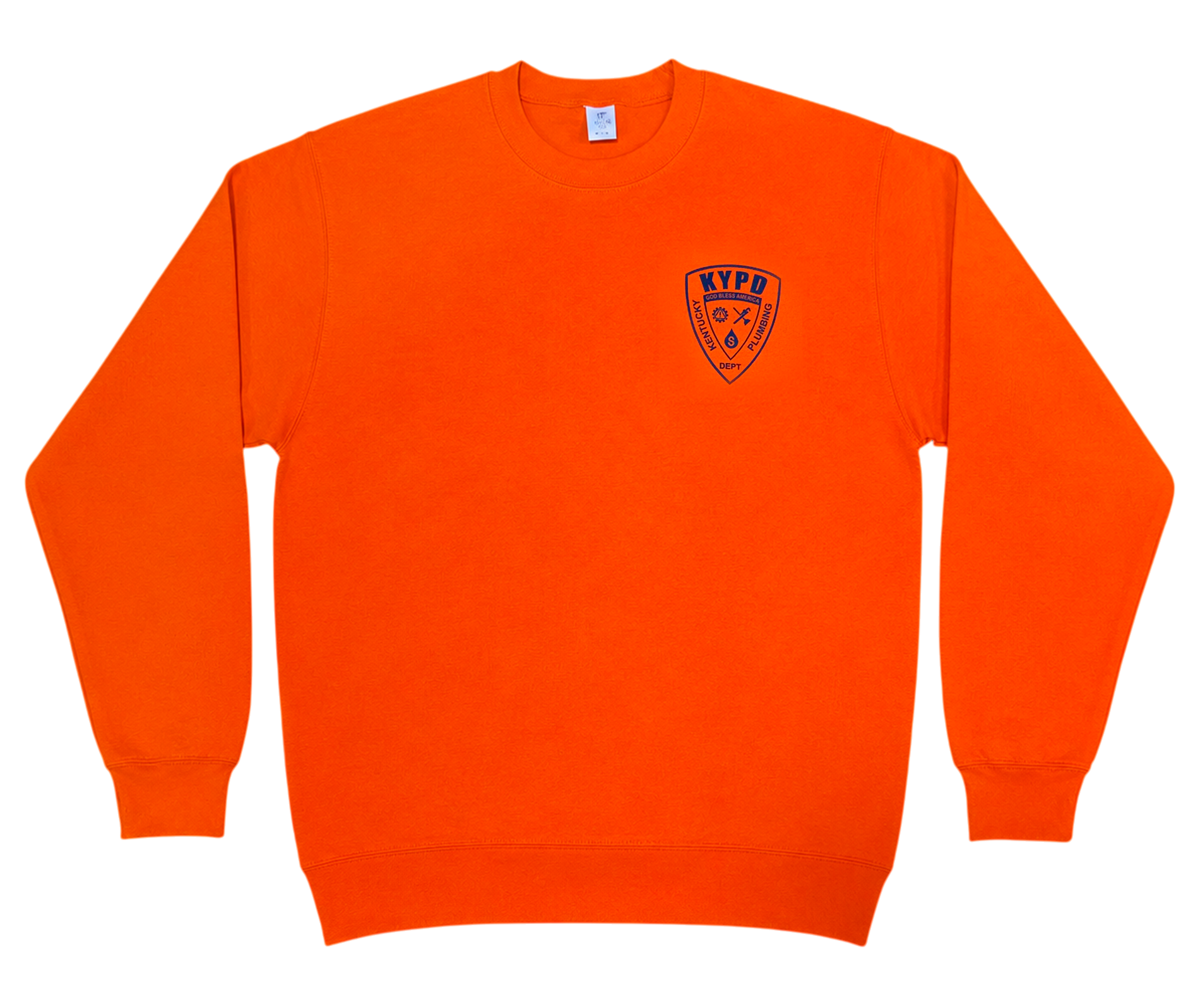 KYPD Crewneck Sweatshirt Orange