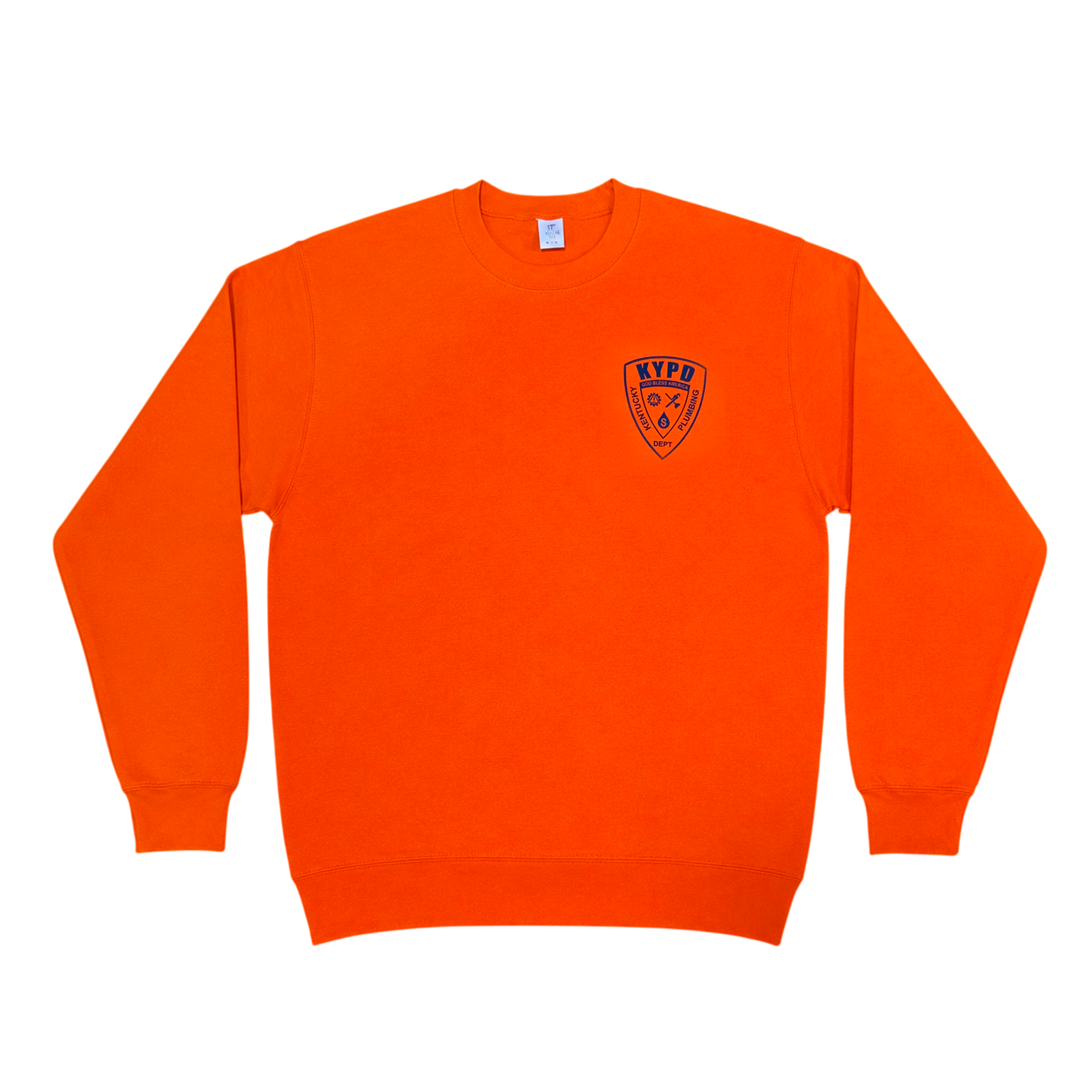 KYPD Crewneck Sweatshirt Orange